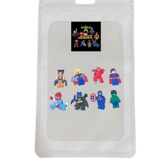 Crocs Kids' Crocband LEGO Clogs Black - Picture 6 of 8